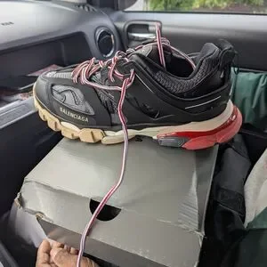Balenciaga | Shoes | Balenciaga Black And Tan Sneakers With  display picture 1